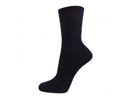 Zdravotní bavlněné ponožky - tmavě modré