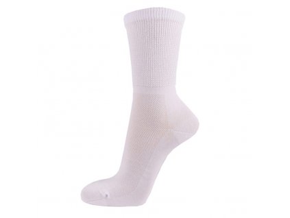 Zdravotní bavlněné ponožky MEDIC TOP - bílé
