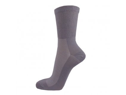 Zdravotní bavlněné ponožky MEDIC TOP - světle šedé