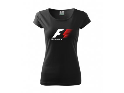 dámske tričko Čierne F1