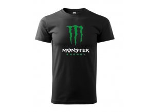 čierne tričko monster
