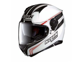 Moto helma Nolan N87 Rapid N-Com Metal White 17