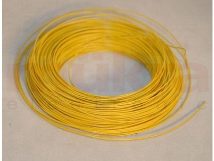 YV0,5/0,9gelb PVC-Schaltdräht 0,5 / 0,9mm² 100m-Ring