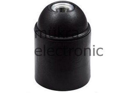 E27-Fassung 250V 4A Isoliert Lampenfassung 190°C schwarz
