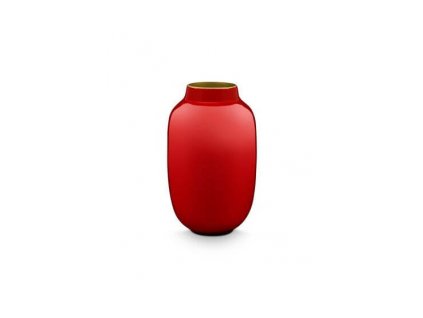 mini kovová váza červená pip studio