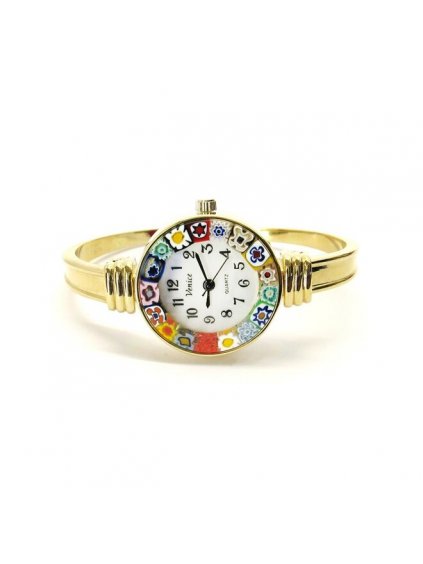 Luxusné náramkové hodinky z Muránskeho skla LUXURY
