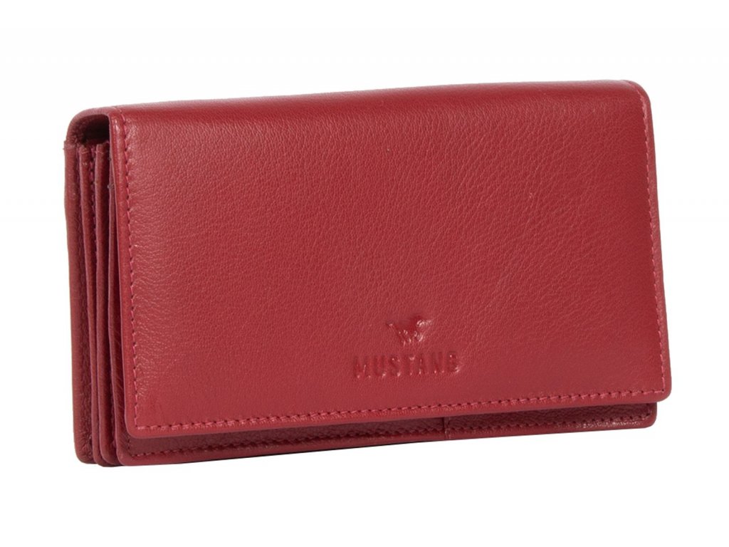 MUSTANG Leather Long Wallet Top Opening Flap 263593 1