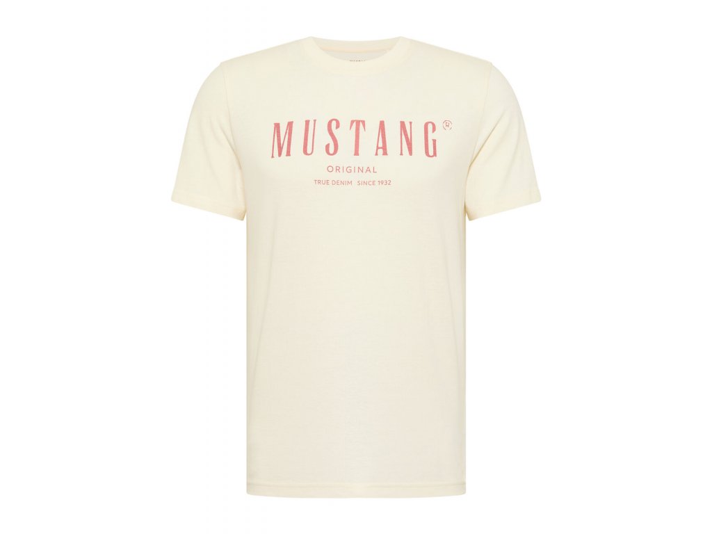 Herren T Shirt T Shirt Mustang weiss 1013802 8001 1B
