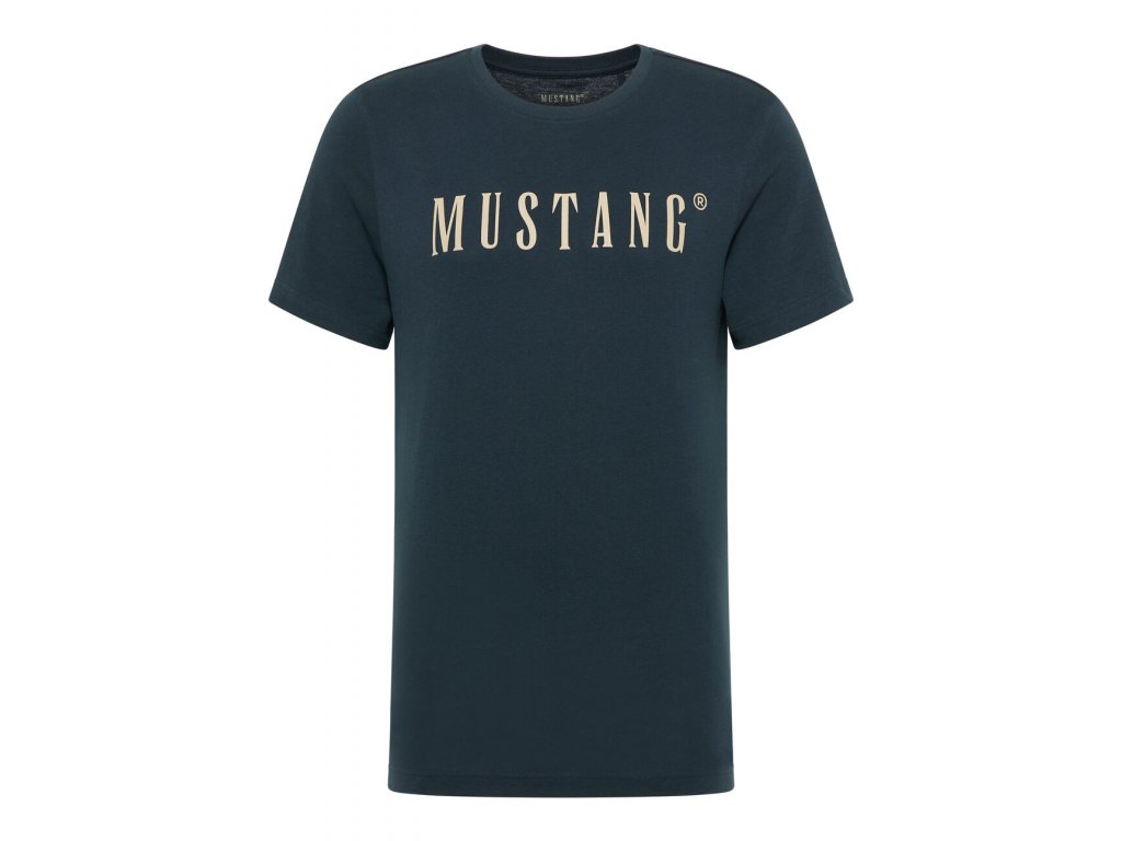 Herren T Shirt T Shirt Mustang blau 1014695 4135 1B