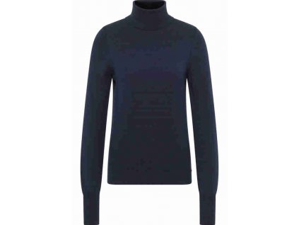 Damen Sweater Rollkragenpullover Mustang blau 1014147 5226 1B