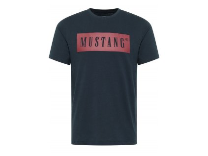 Herren T Shirt T Shirt Mustang blau 1014749 4135 1B