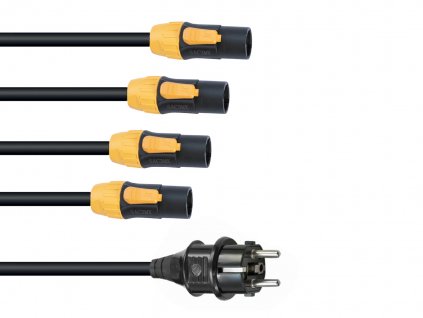 Eurolite T-Con napájecí kabel 1-4, 3x2,5 mm, 10 m