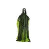 Halloween postava kostry se zeleným pláštěm, pohyblivá, 170 cm