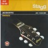 Stagg AC-1048-BR, sada strun pro akustickou kytaru, extra light