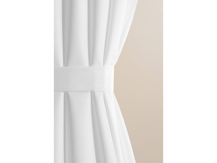 Úvaz - upínač na závěs BEST GARDEN bílá 8x120 cm (cena za 1 kus) MyBestHome