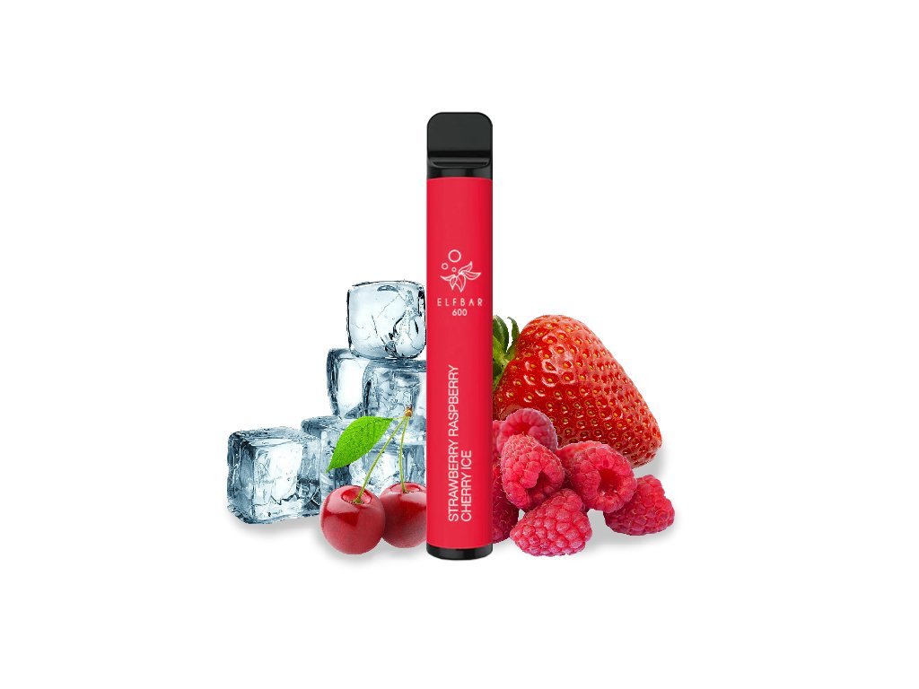 75270 1 elfbar 600 strawberry raspberry cherry ice