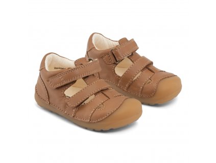 Barefoot Bundgaard sandály - Petit sandal caramel