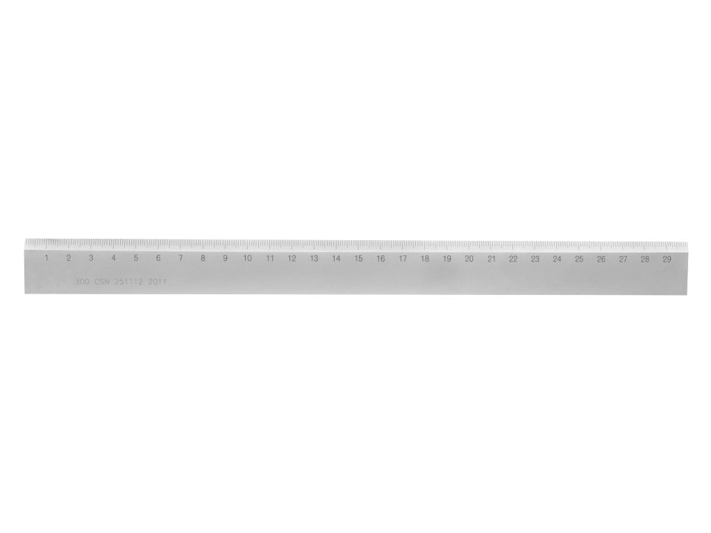 Měřítko KINEX - ocelové s úkosem, bez povrchové úpravy