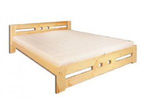 Dřevěná masivní postel 140x200 cm masiv BM117 z borovice