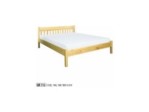 Dřevěná masivní postel 180x200 cm MASIV 116 z borovice