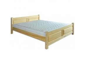 Dřevěná masivní postel 160x200 cm MASIV 115 borovice masiv-přirodní