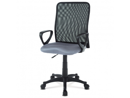 Kancelářská židle, látka MESH šedá / černá, plyn.píst - KA-B047 GREY