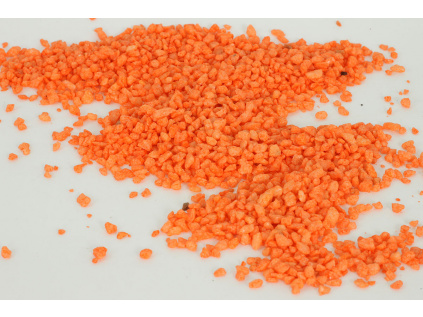 Písek dekorační oranžový 500g - YQN002