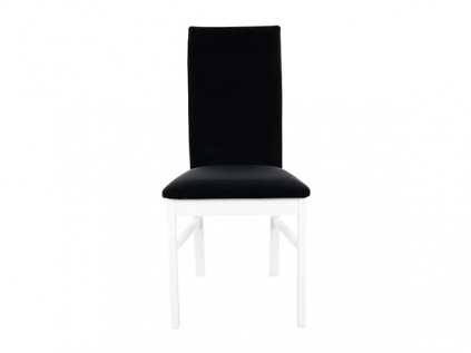 ASSEN jídelní židle, bílá teplá/černá