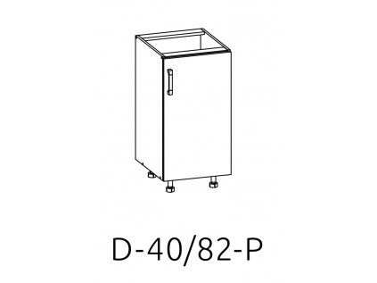 D-40/82 dolní skříňka P/L kuchyně Edan