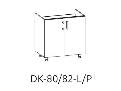 DK-80/82-L/P dolní skříňka pod dřez kuchyně Top Line