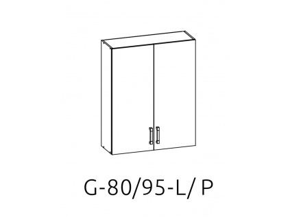 G-80/95 P (L) horní skříňka kuchyně Edan