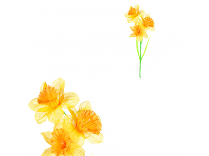 Narcisky, 3-květy, žluto-oranž. barva. - SG7362 OR