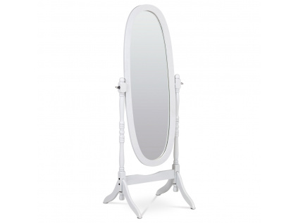 Zrcadlo stojací, v.151 cm, konstrukce z MDF, bílý matný lak - 20124 WT