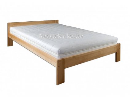 Buková manželská postel Nuptse LK 194 (Rozměry 120x200cm (ATYP))
