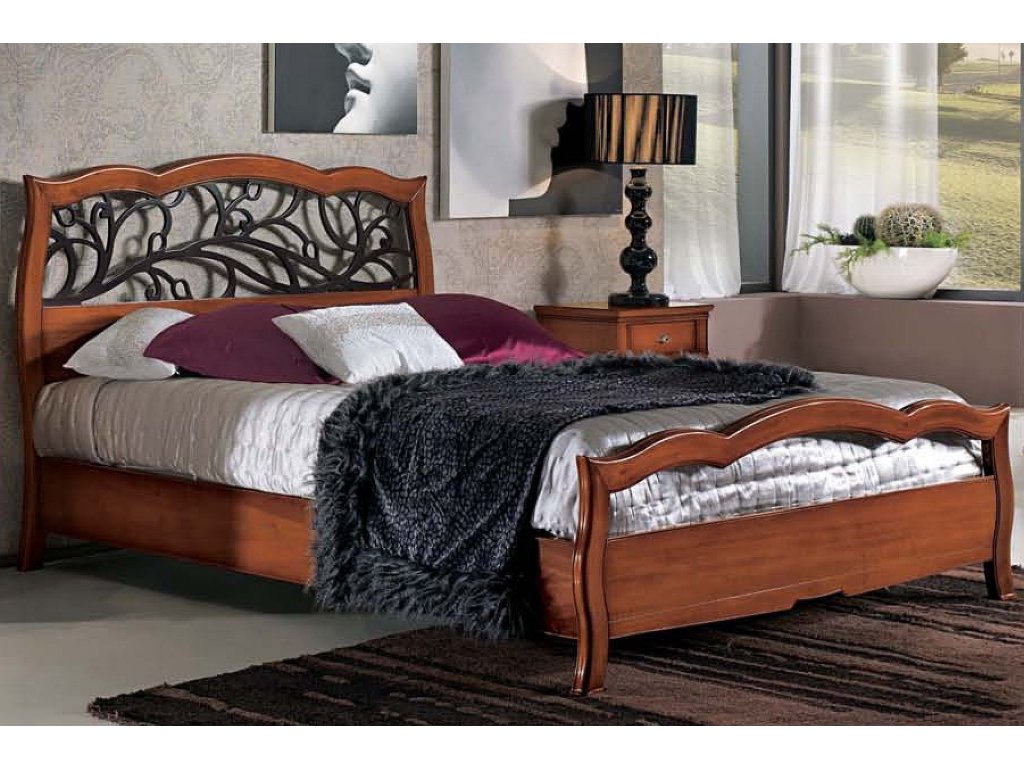 Dřevěná postel 160x200 cm VAC3101/160