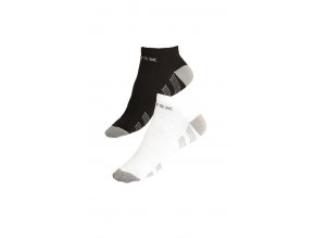 LITEX Sportovní ponožky nízké 99636 - bílá - šedá
