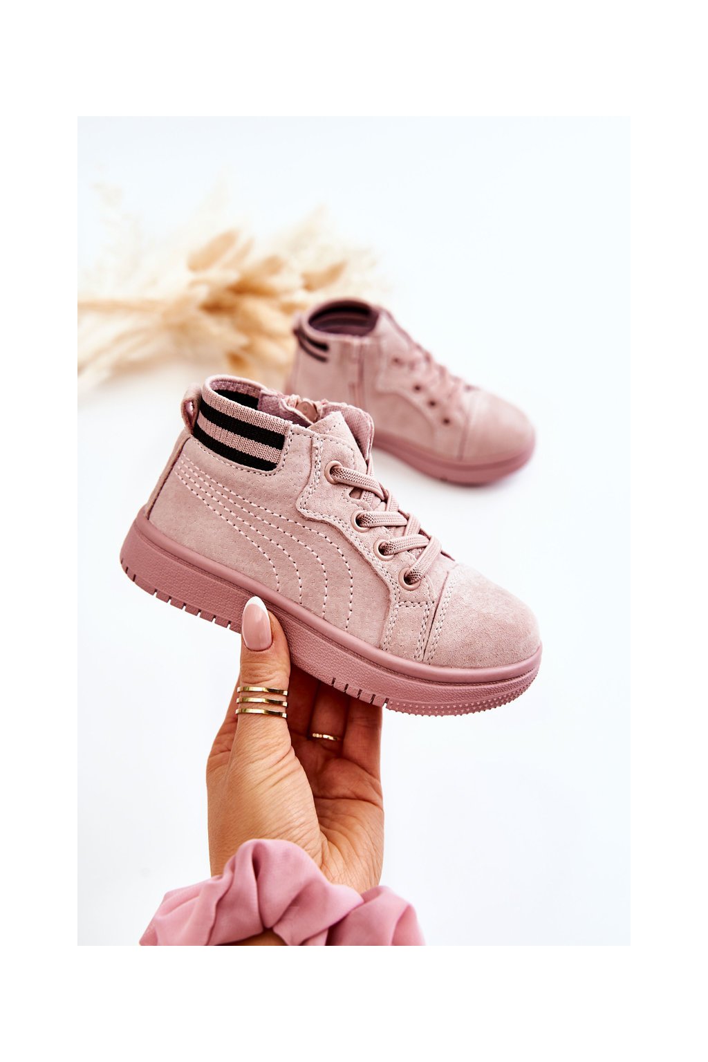Detské tenisky farba ružová kód obuvi NQ172 PINK