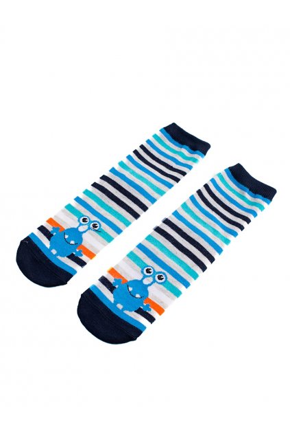 Modré ponožky Shelvt kod CCC -1- A6013-24W/BL