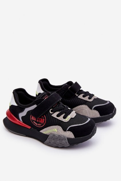 Detské tenisky farba čierna kód obuvi LL374224 CZARNY