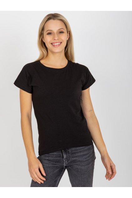 Dámske tričko jednofarebné čierna VI-TS-034.06
