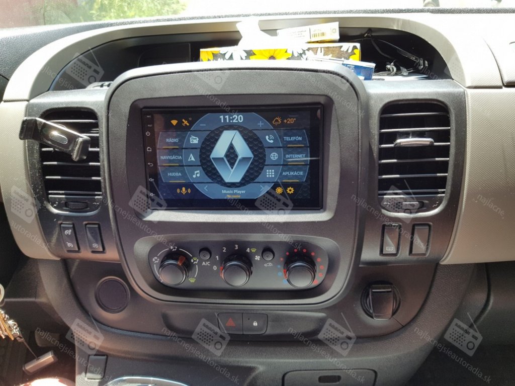 Renault Trafic, Opel Vivaro, Fiat Talento Android 13 autorádio s WIFI, GPS, USB, BT