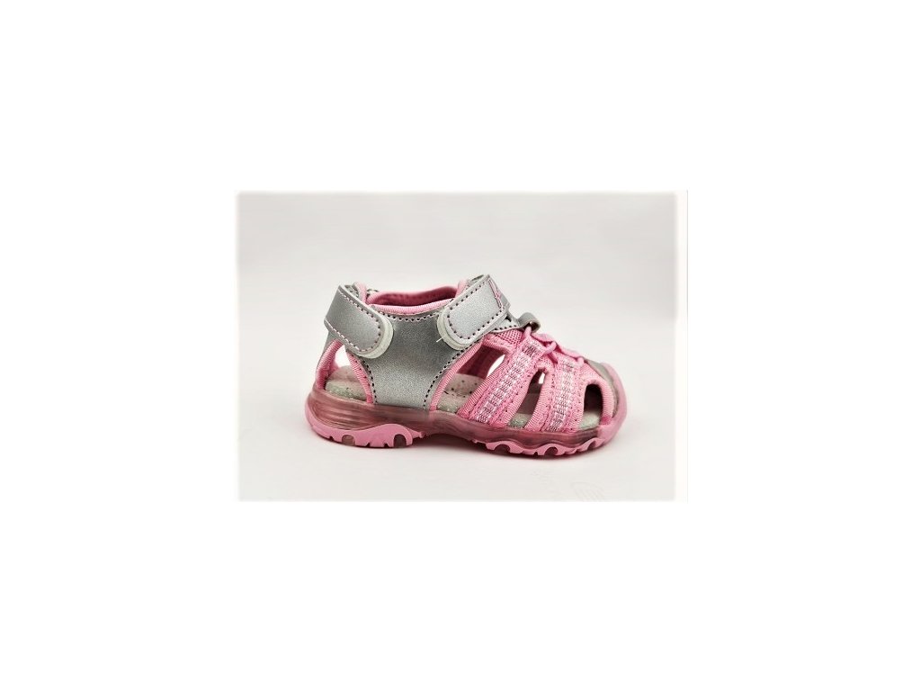 Detská obuv - sandále x2090 - silver