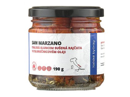 190 g nakládaná sušená rajčata s italskými bylinkami
