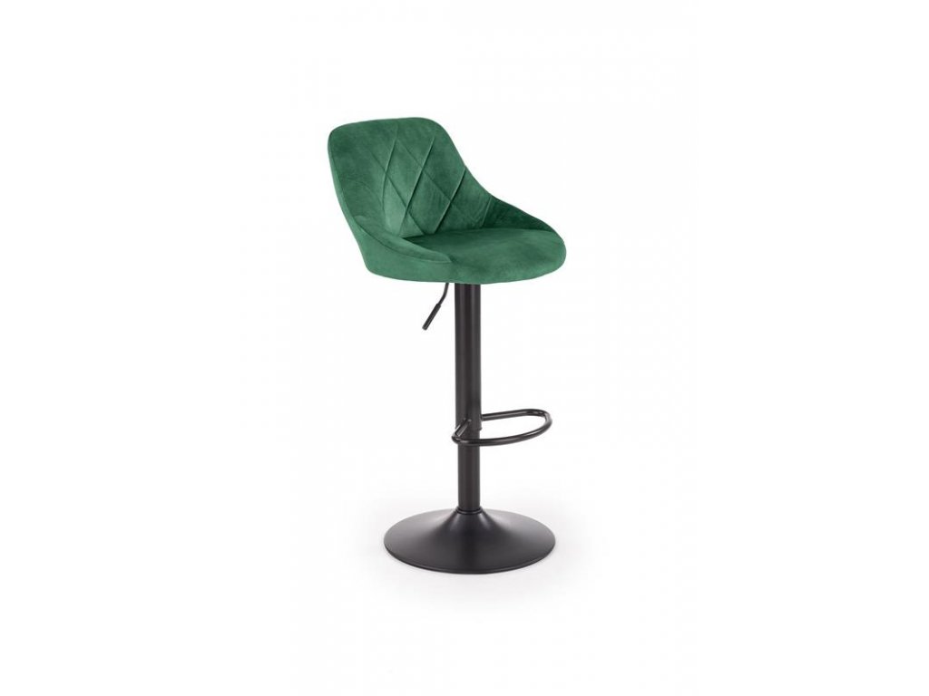 H101 barová židle tmavě zelená