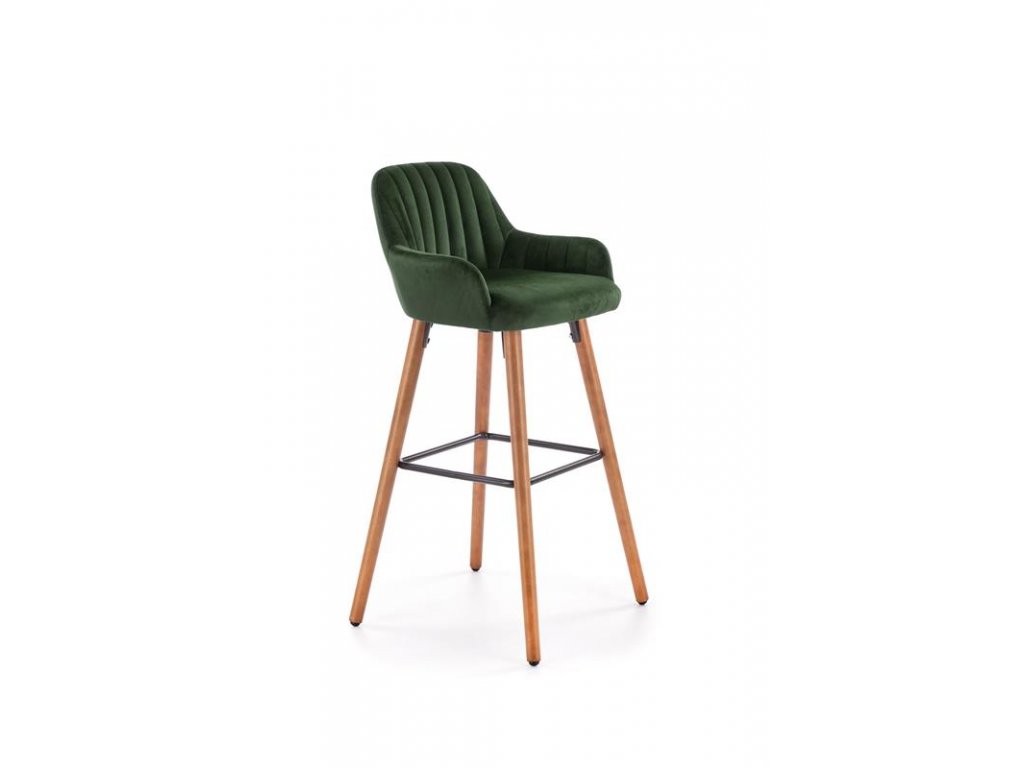 H93 barová židle tmavě zelená