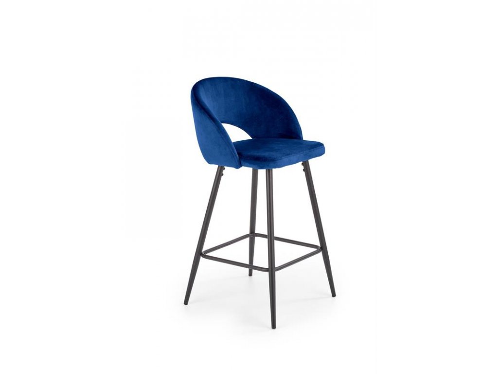 H96 barová židle tmavě modrá