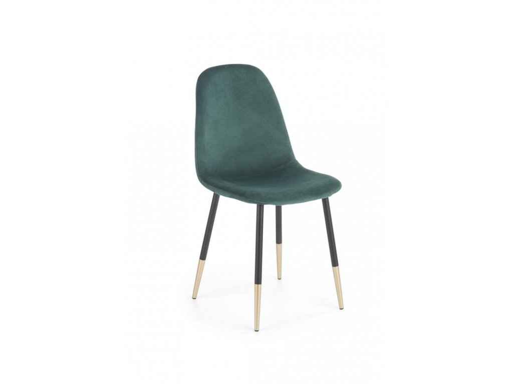 K379 židle tmavě zelená (1087)