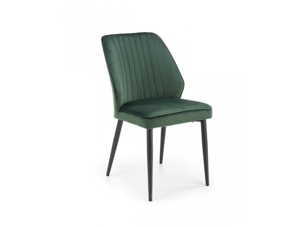 K432 židle tmavě zelená