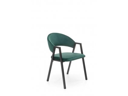 K473 židle tmavě zelená