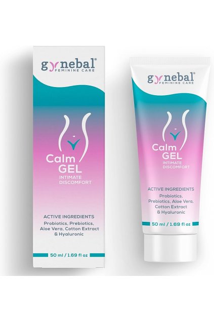 Gynebal, Calm gel, intimní hydratační gel pro ženy s probiotiky, 50 ml
